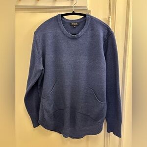 Elegant Blue Crewneck Sweater